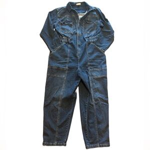 Universal Thread Blue Denim Overalls Relaxed Fit Size 16